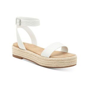 INC Womens White Comfort Valetta Round Toe Platform Espadrille Shoes 9.5 M